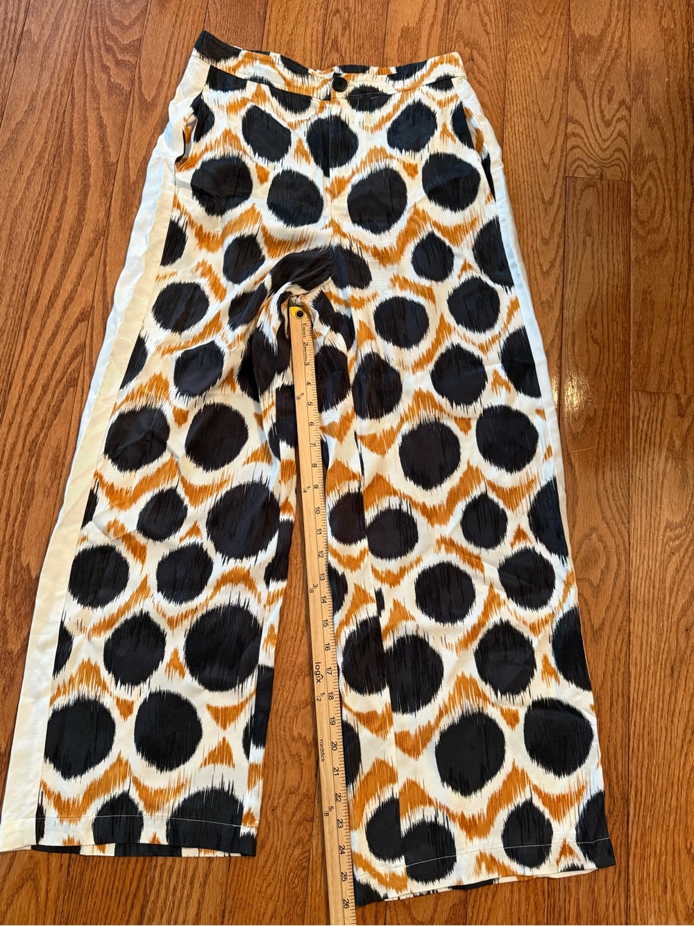 MAEVE by Anthropologie Wellesley Pants Size 6 Geometric Print Trouser Wide Leg